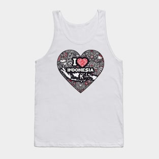 I Love Indonesia Tank Top